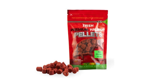 ZFISH - Premium Halibut Pellets 14 mm 200 g Red Halibut
