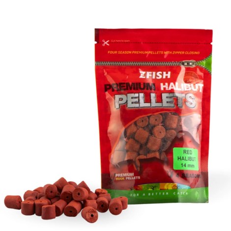 ZFISH - Premium Halibut Pellets 14 mm 200 g Red Halibut