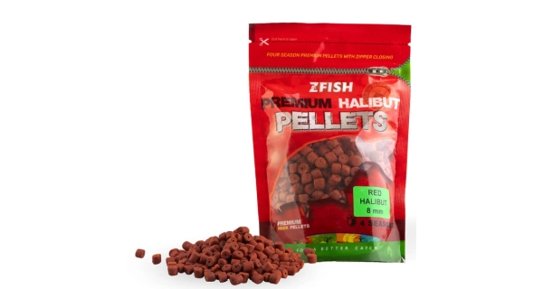 ZFISH - Premium Halibut Pellets 8 mm 200 g Red Halibut