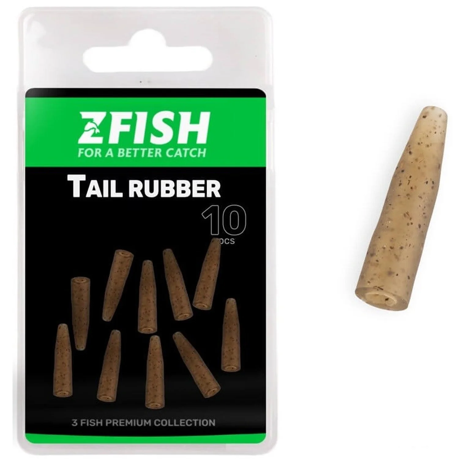 ZFISH - Převlek na závěsku Tail Rubber 10 ks