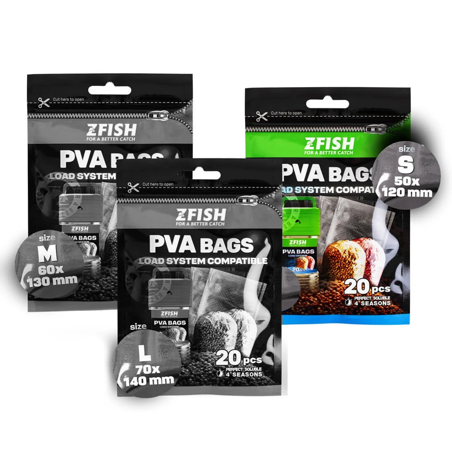 ZFISH - PVA sáčky Long Small 20 ks
