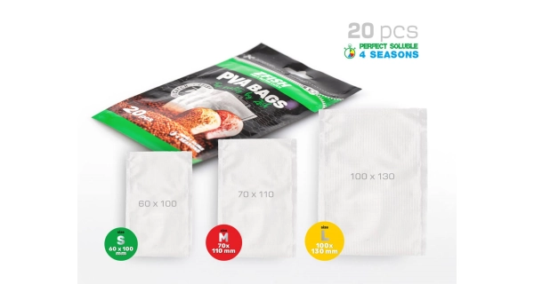 ZFISH - PVA sáčky PVA Bags 70 x 110 mm vel. M 20 ks