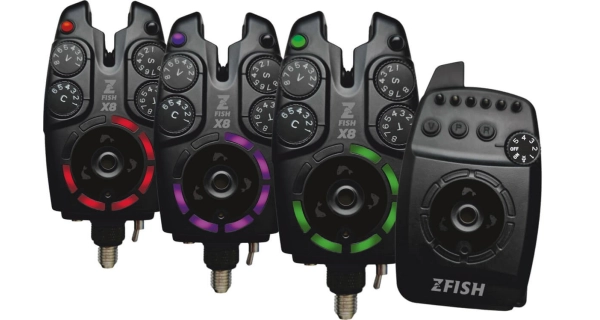 ZFISH - Sada hlásičů Bite Alarm Set Zx8 PRO 3+1