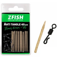 ZFISH - Sada převleků Anti Tangle Sleeves + Obratlík QC vel. 8 40 mm 10 ks