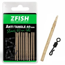 ZFISH - Sada převleků Anti Tangle Sleeves + Obratlík QC vel. 8 60 mm 10 ks