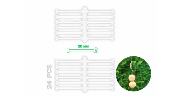 ZFISH - Silikonový vlas na nástrahy 30 mm 24 ks