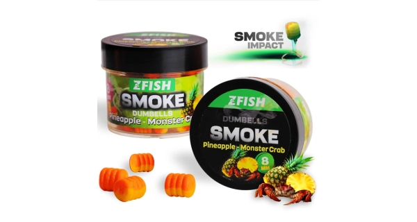 ZFISH - Smoke Pop-up Dumbells 8 mm 20 g Pineapple Monster Crab