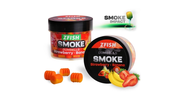ZFISH - Smoke Pop-up Dumbells 8 mm 20 g Strawberry Banana