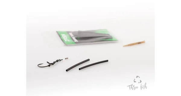 ZFISH - Smršťovací hadička Černá 2,4 mm 10 ks