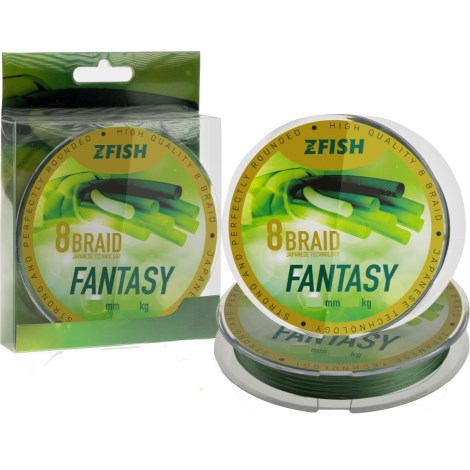 ZFISH - Šnůra Fantasy 8-Braid 0,20 mm 300 m