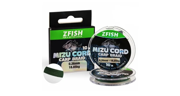 ZFISH - Šňůrka MizuCord Carp Braid Line 0,28 mm 20,67 kg 10 m
