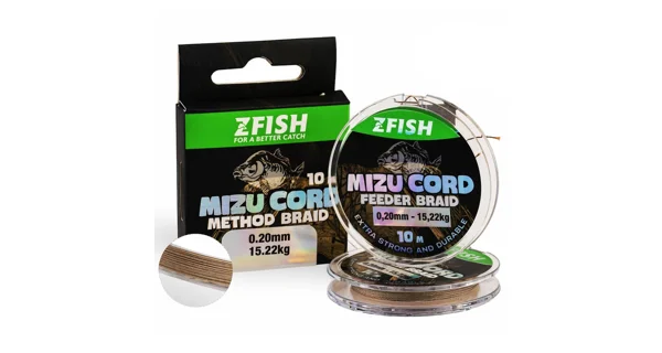 ZFISH - Šňůrka MizuCord Method Feeder Braid 0,20 mm 15,22 kg 10 m