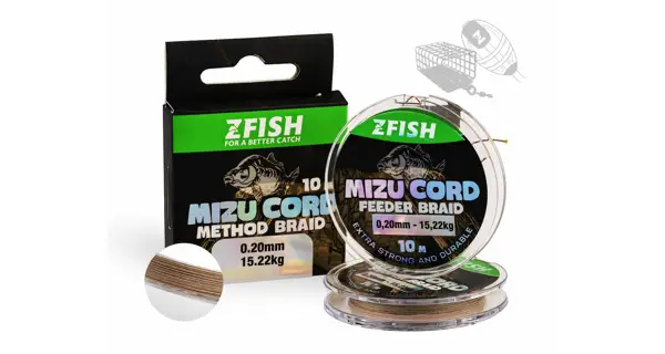 ZFISH - Šňůrka MizuCord Method Feeder Braid 0,20 mm 15,22 kg 10 m