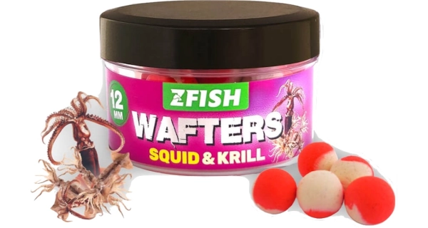 ZFISH - Vyvážené boilies Balanced Wafters Squid Krill 12 mm 20 g
