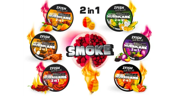 ZFISH - Wafters Smoke Huricane 2in1 8-10 mm 30 g Mulberry Plum