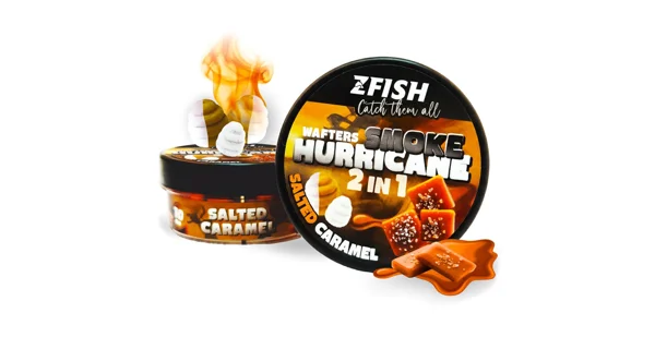 ZFISH - Wafters Smoke Huricane 2in1 8-10 mm 30 g Salted Caramel