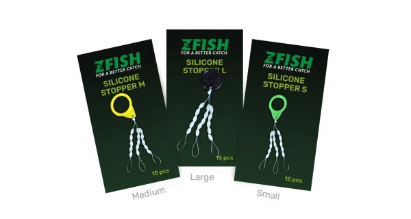 ZFISH - Zarážky Silicon Stopper 15 ks vel. L
