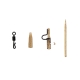 ZFISH - Závěsky Heavy Duty Clip Complete Pin Set 60 mm 5 ks