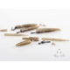 ZFISH - Závěsky Heavy Duty Clip Pin & Tail Rubber 6 ks