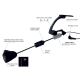 ZICO - Sada Swinger Classic Unicarp s klipem MC LED 2 ks