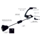ZICO - Sada Swinger Classic Unicarp s klipem MC LED 2 ks
