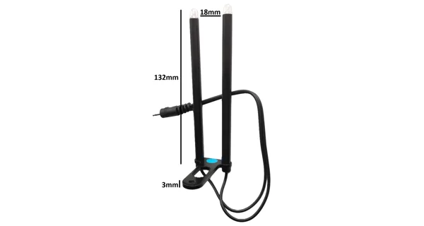ZICO - Uši Unicarp LED Červená